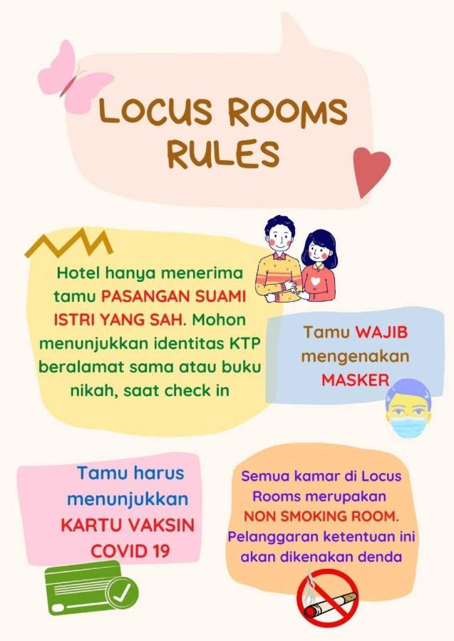 Locus Rooms Bandung Dış mekan fotoğraf